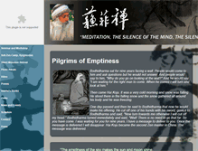 Tablet Screenshot of pilgrimsofemptiness.com